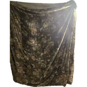 Vintage Olive Green Floral Shimmer Bedspread Queen Mattress Cover Fitted Boho